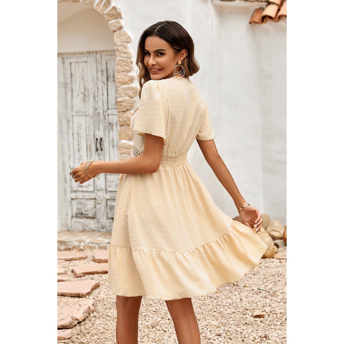 Harlie Swiss Dot Dress