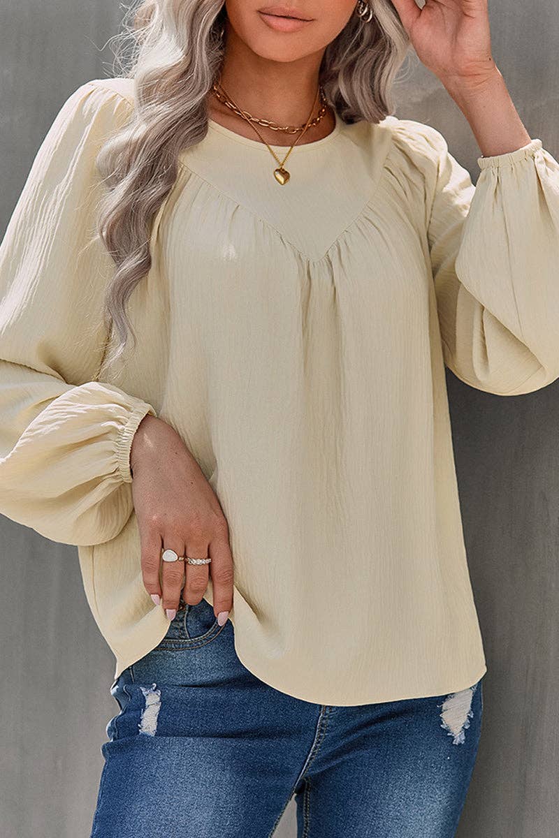 Linda Lantern Sleeve Shirt