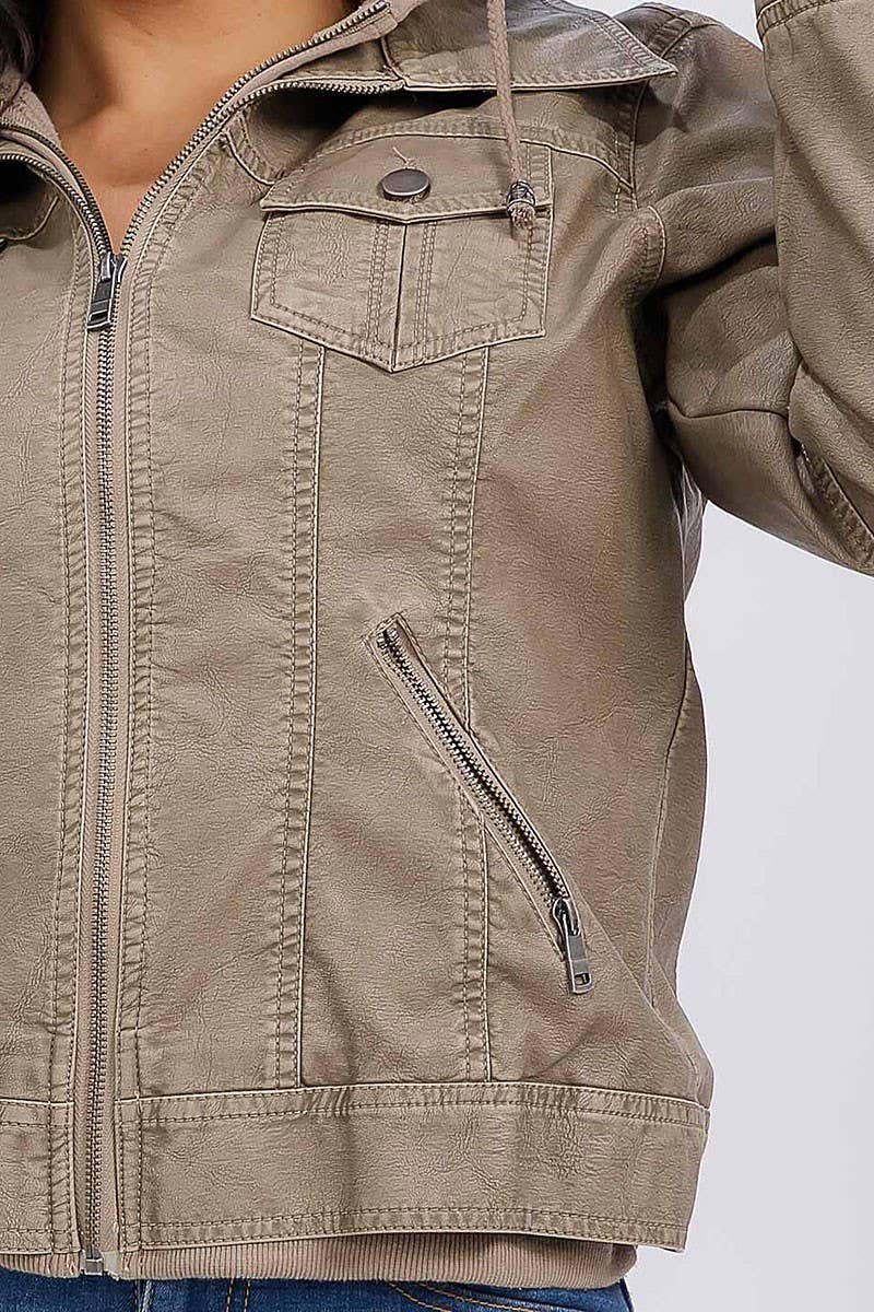 Jessica Pleather Jacket