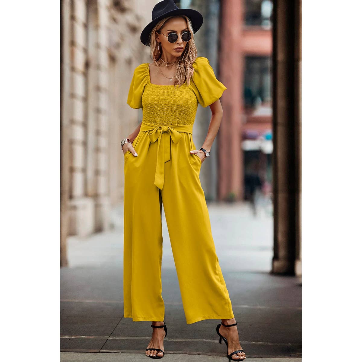 Jessica Belted Jumpsuit