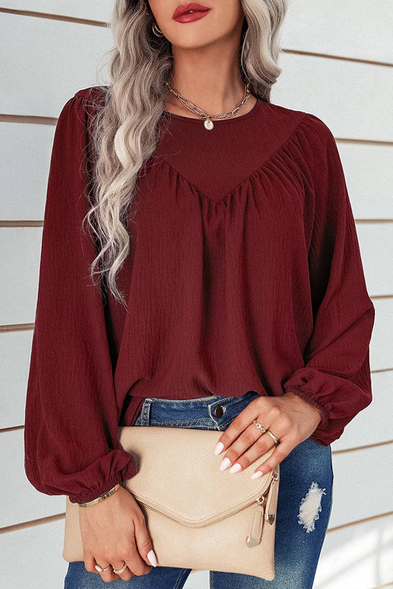Linda Lantern Sleeve Shirt