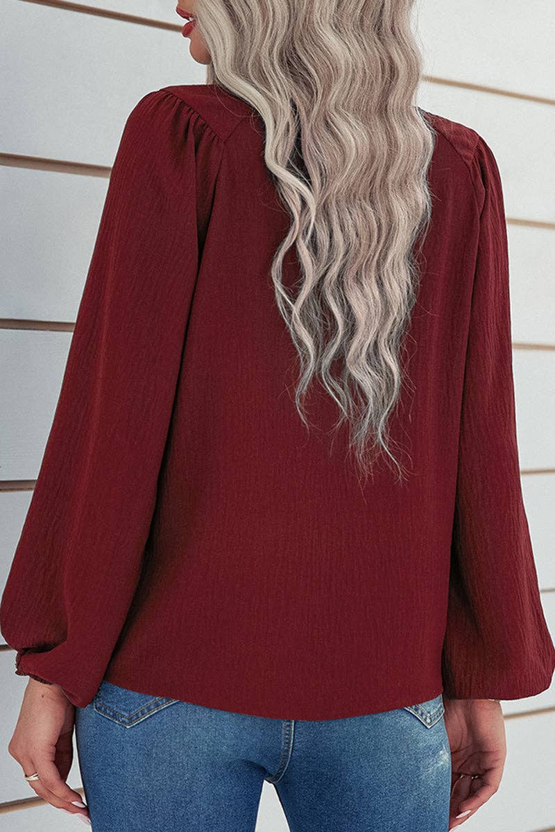 Linda Lantern Sleeve Shirt