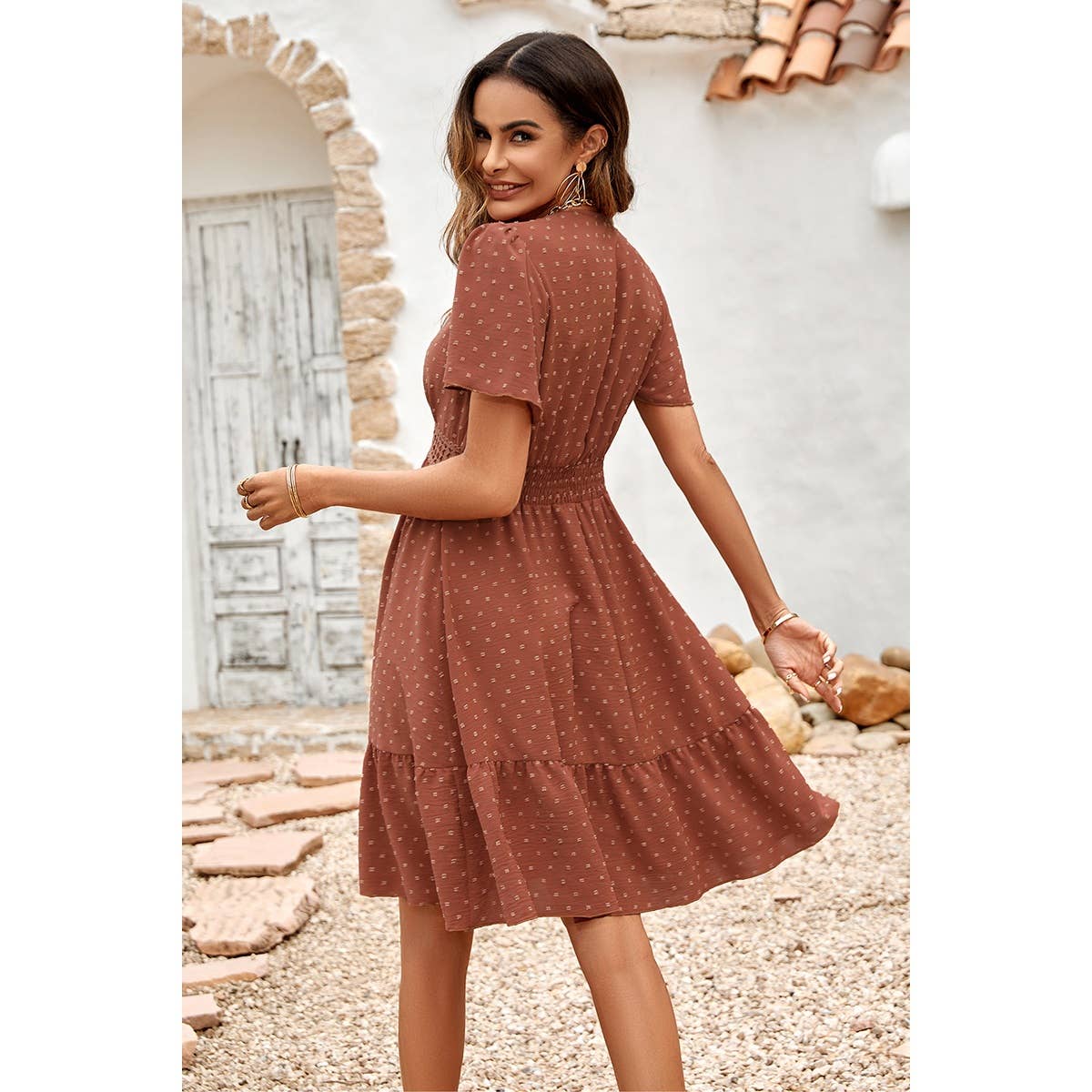 Harlie Swiss Dot Dress