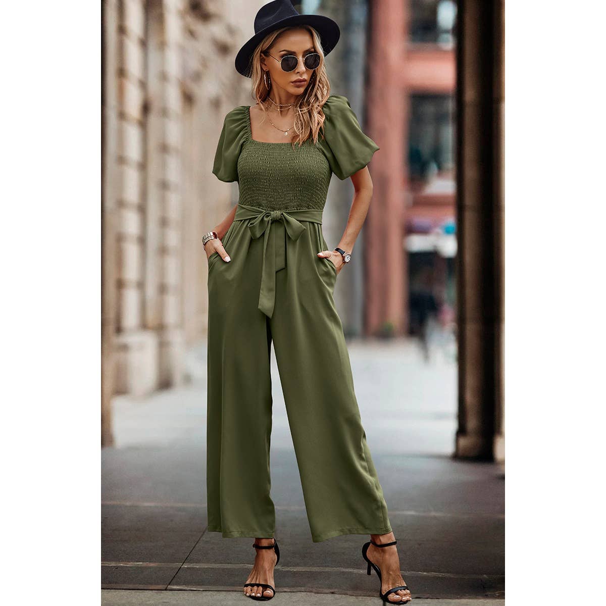 Jessica Belted Jumpsuit