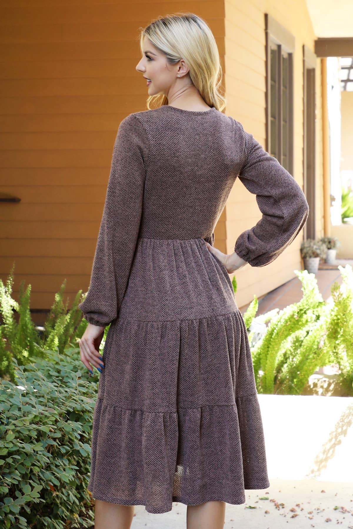 Susan Knit Tiered Dress
