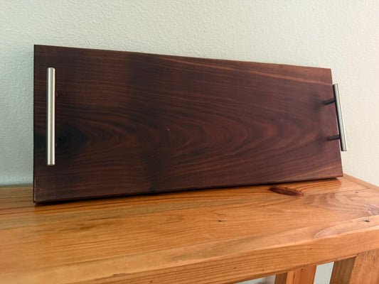 Handmade walnut charcuterie tray