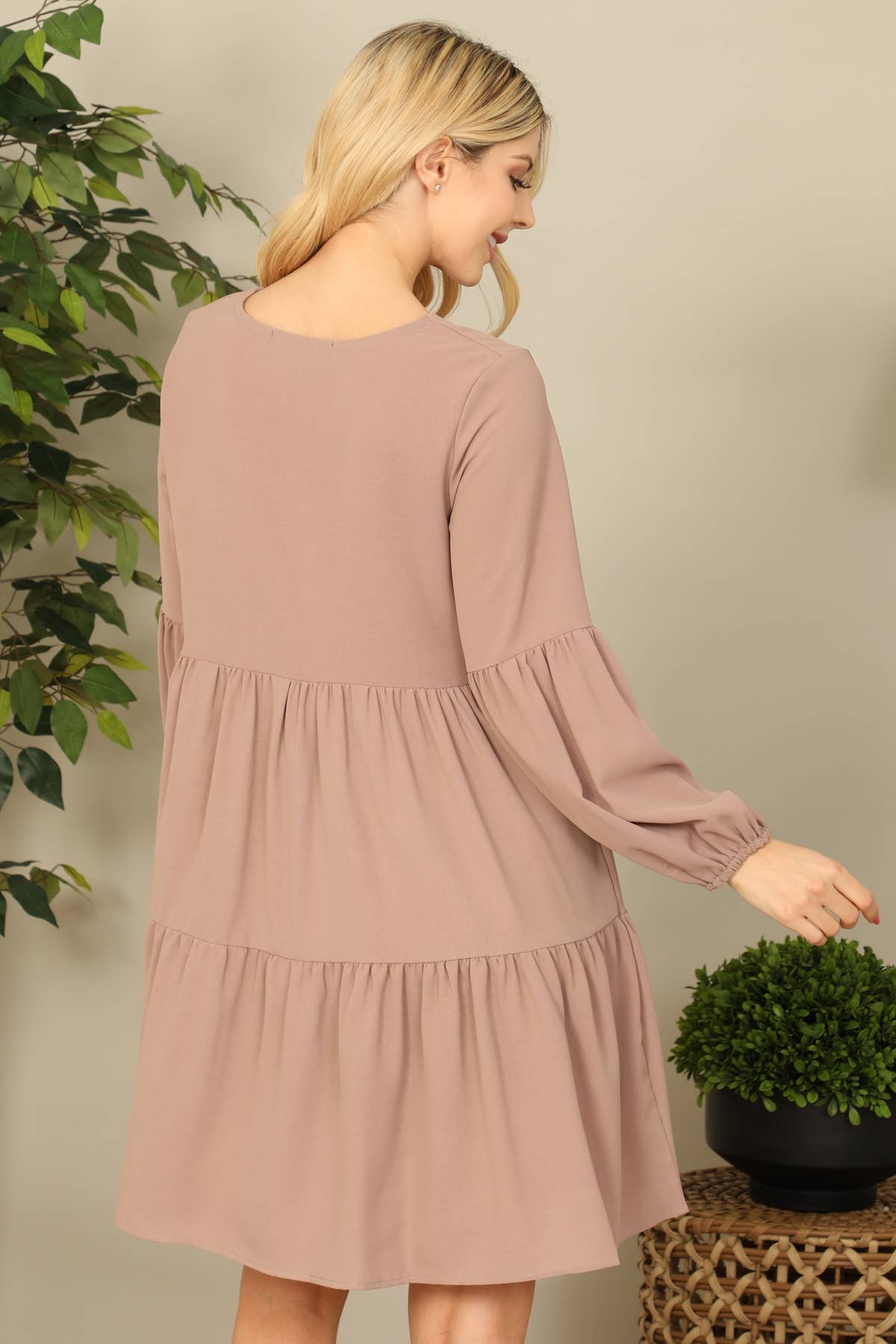 Brandy Babydoll Tiered Dress