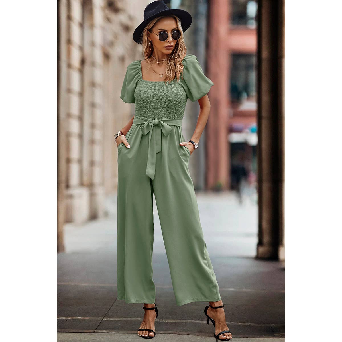 Jessica Belted Jumpsuit