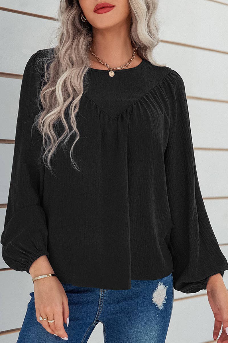 Linda Lantern Sleeve Shirt