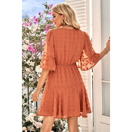 Amber Swiss Dot Dress