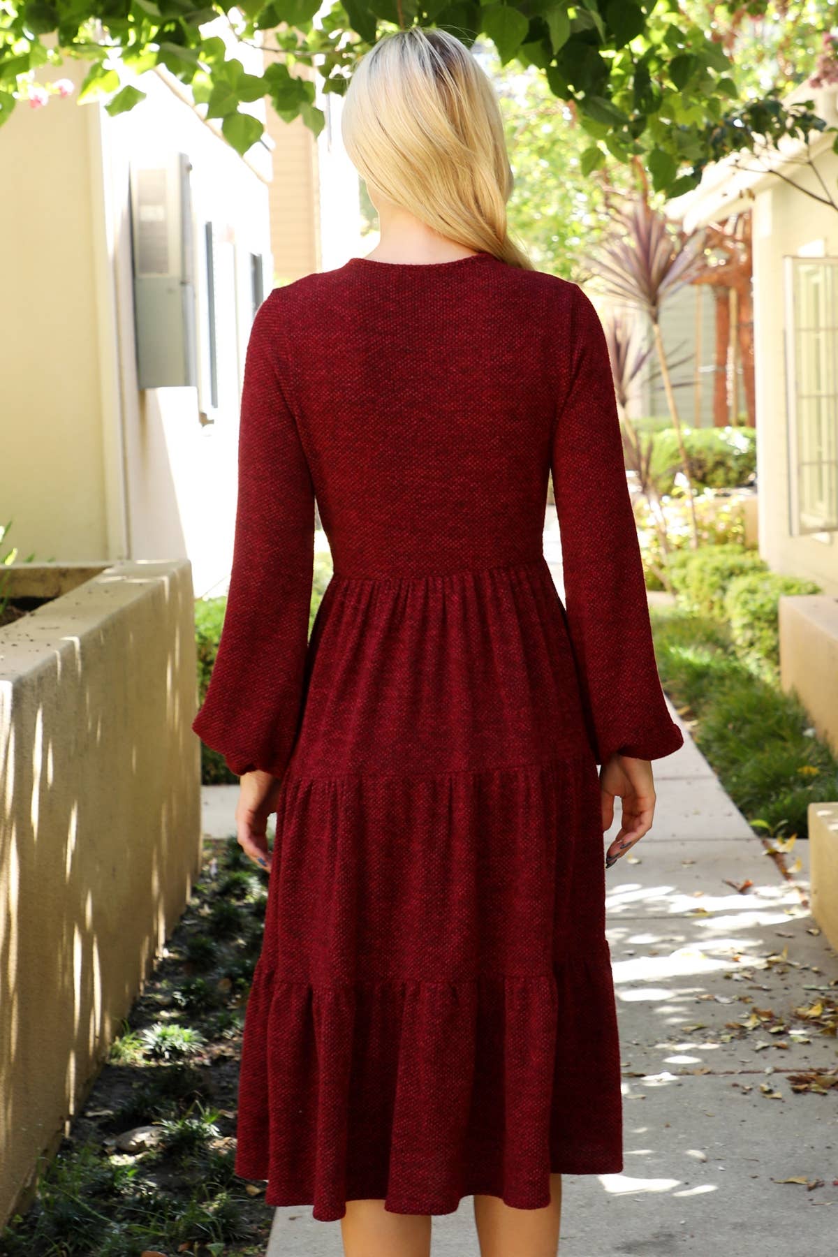 Susan Knit Tiered Dress