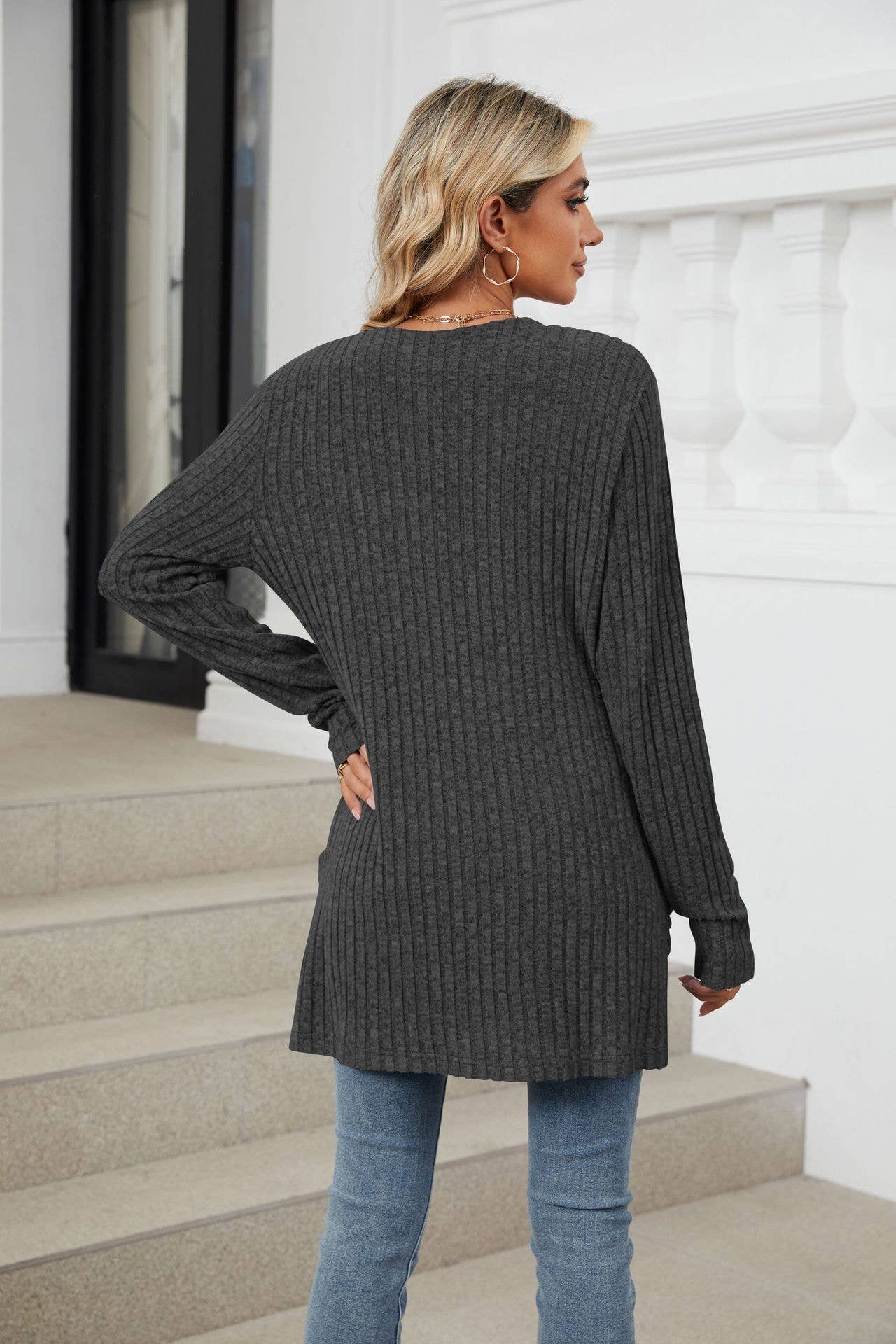 Megan Open Front Cardigan