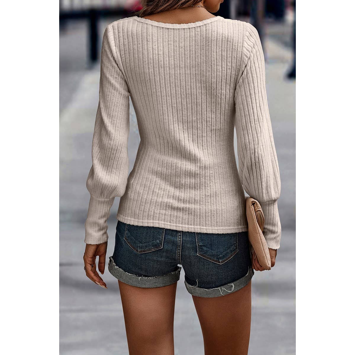 Kim Knit Fitted Top