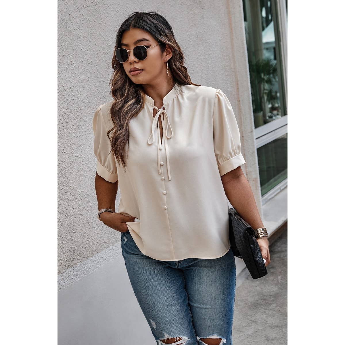 Tracy Button Top