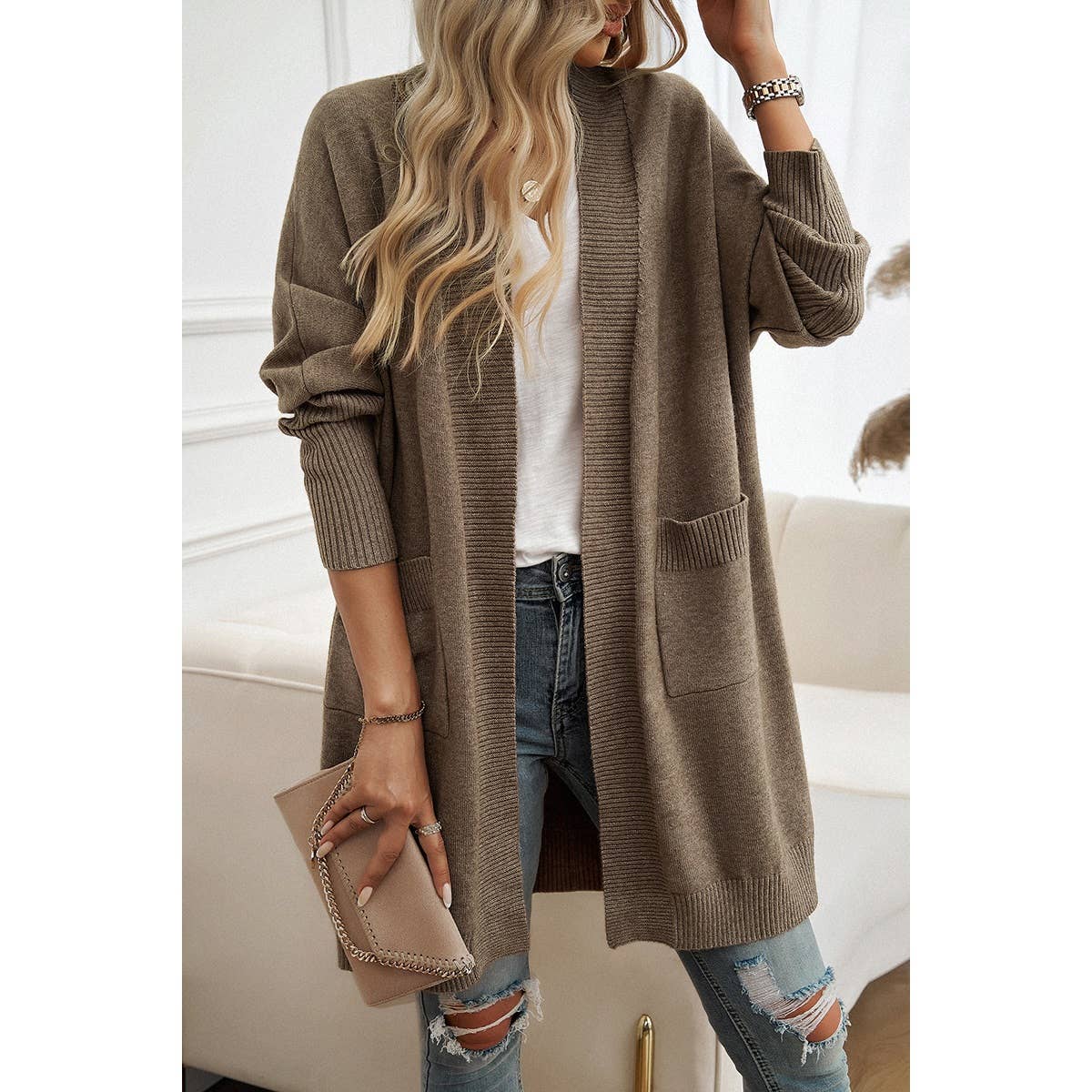 Hannah Bishop Sleeves Pockets Cardigan