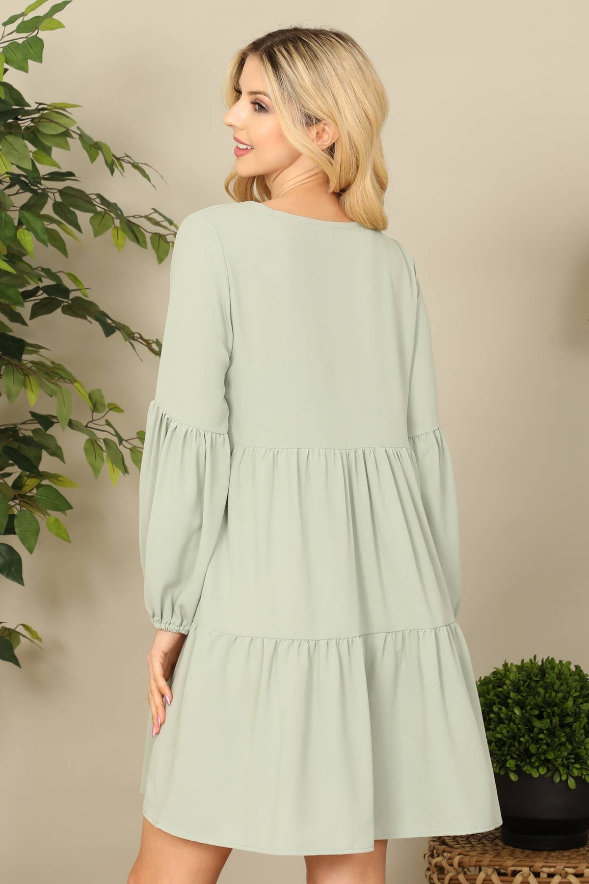 Brandy Babydoll Tiered Dress