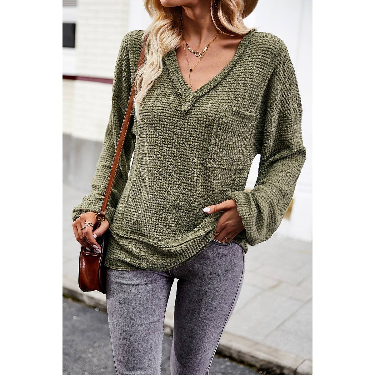 Vicki Batwing Sleeve Pullover