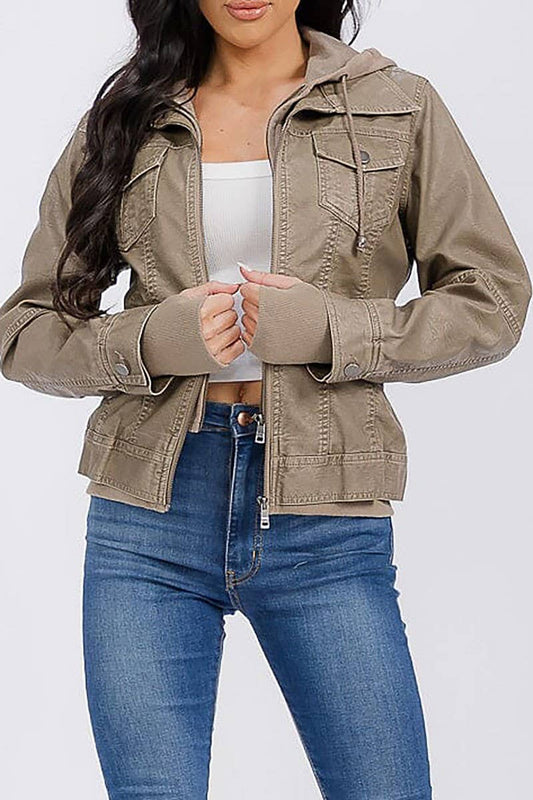 Jessica Pleather Jacket