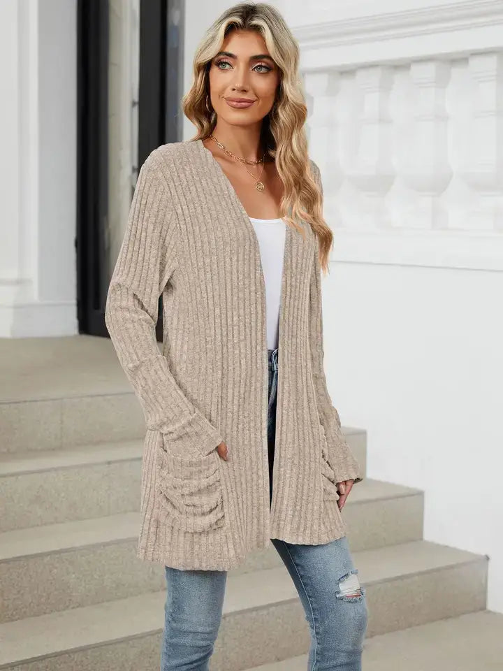 Megan Open Front Cardigan