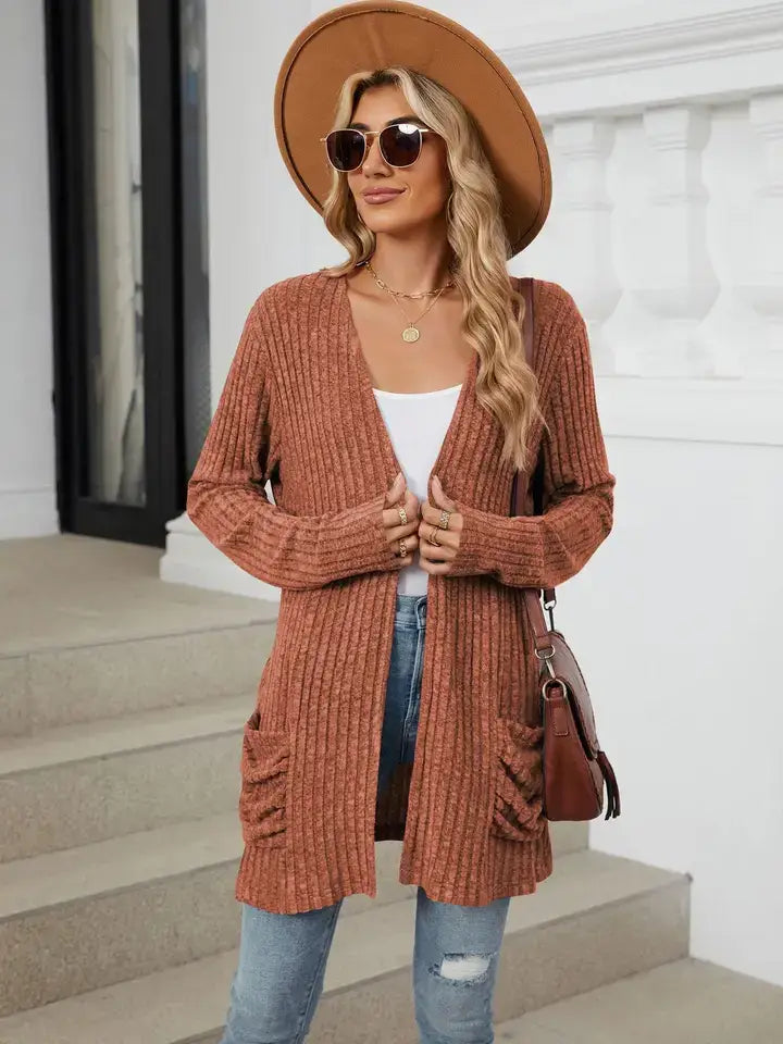 Megan Open Front Cardigan