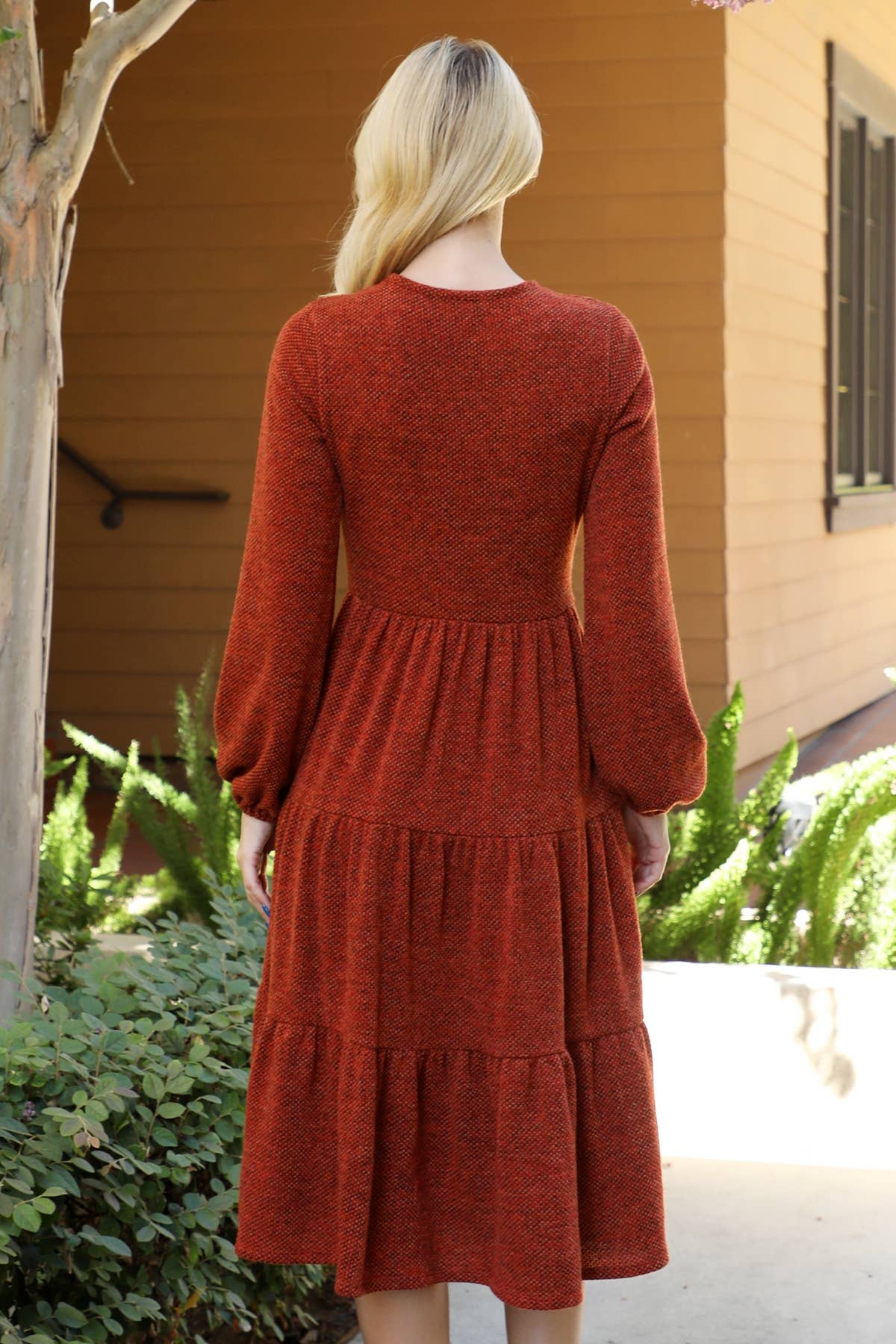 Susan Knit Tiered Dress