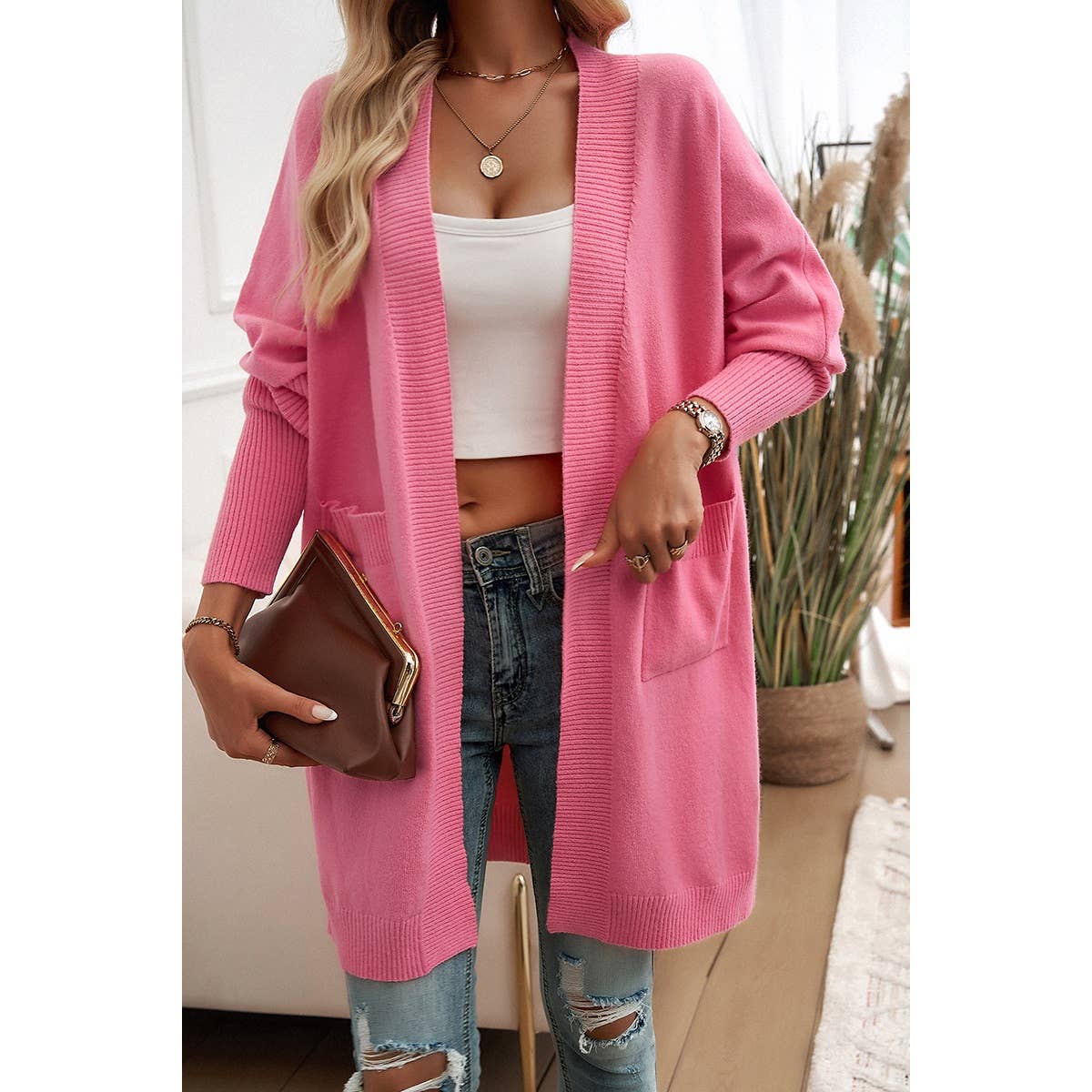 Hannah Bishop Sleeves Pockets Cardigan