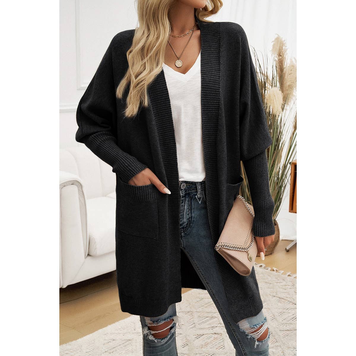 Hannah Bishop Sleeves Pockets Cardigan