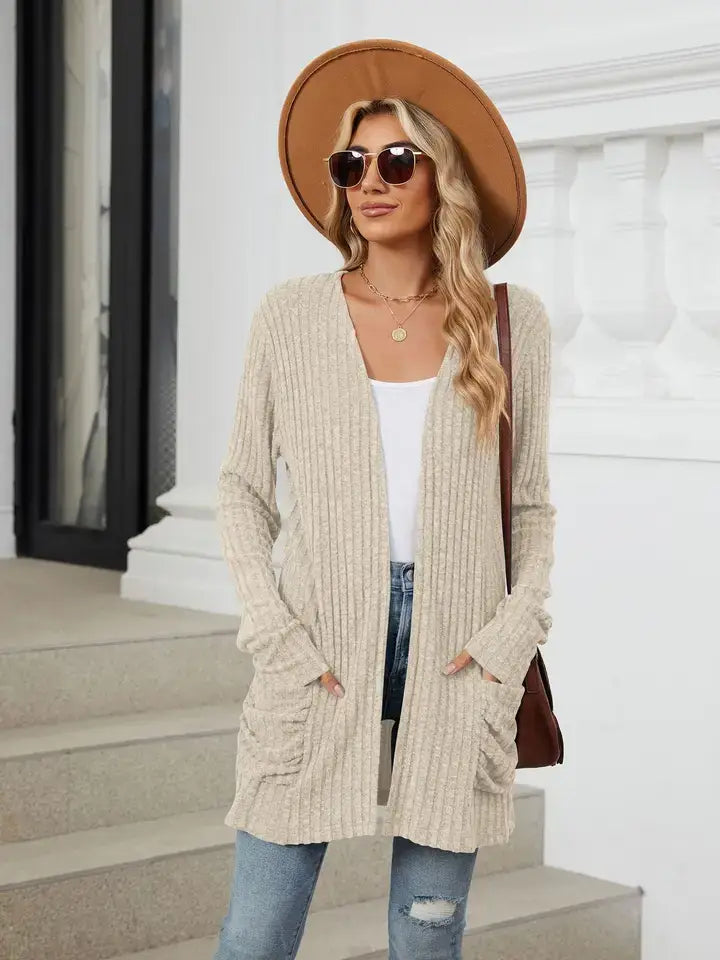 Megan Open Front Cardigan