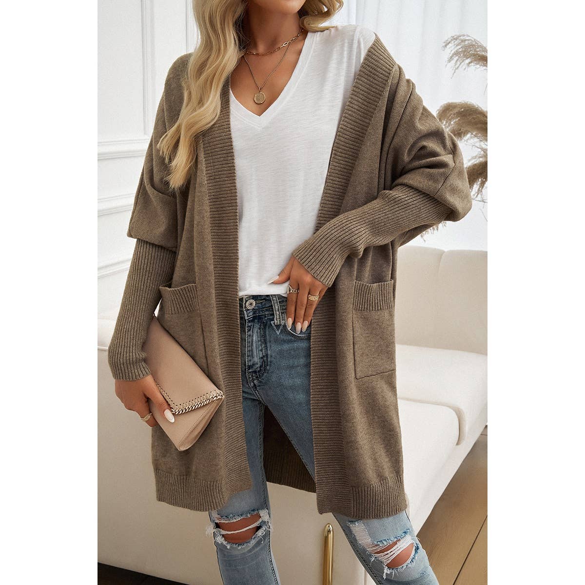 Hannah Bishop Sleeves Pockets Cardigan