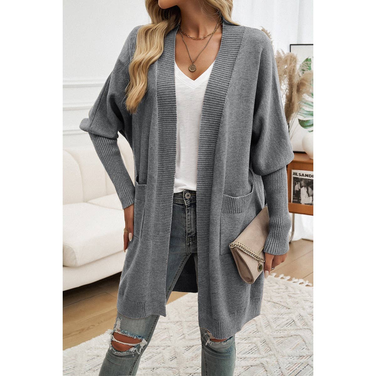 Hannah Bishop Sleeves Pockets Cardigan