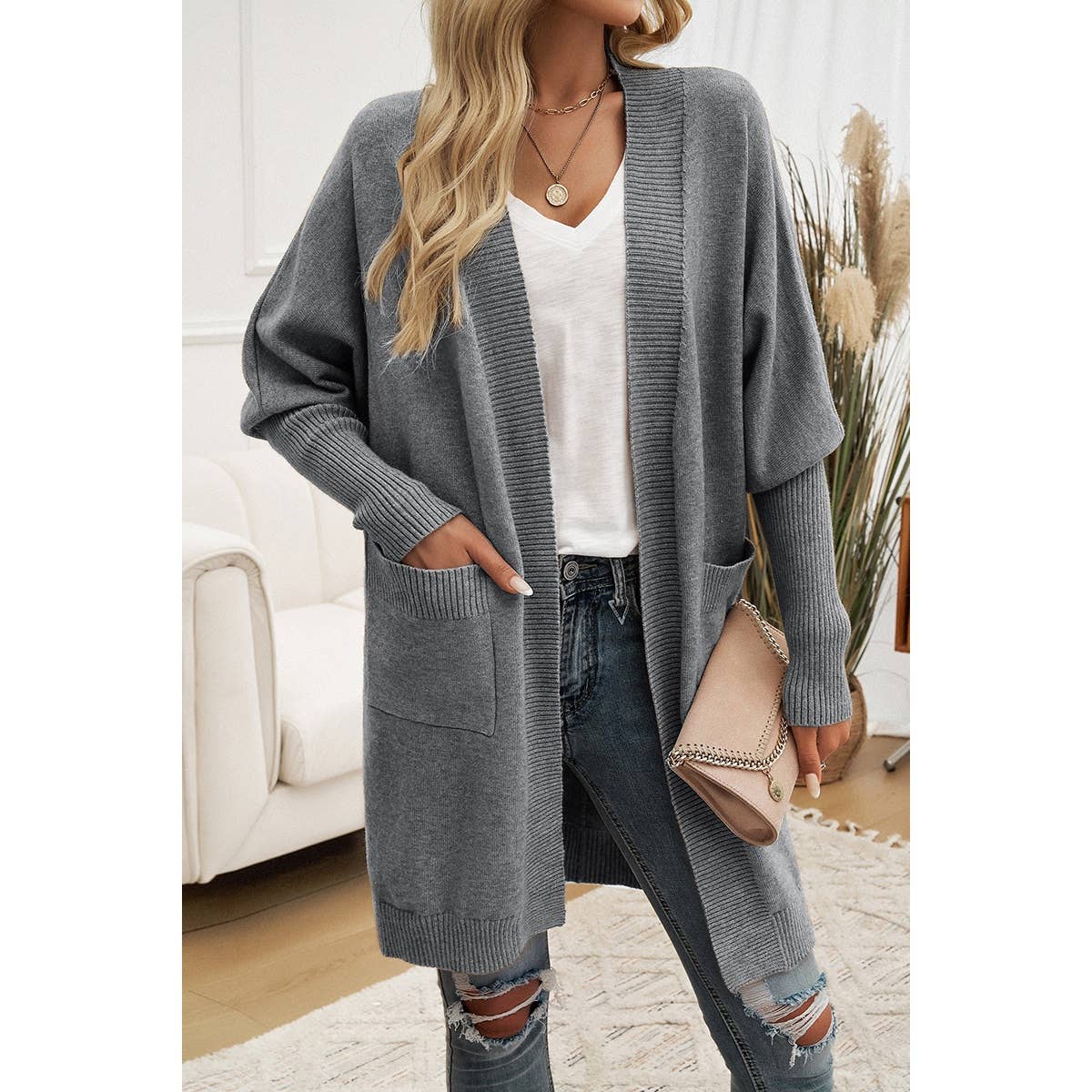 Hannah Bishop Sleeves Pockets Cardigan