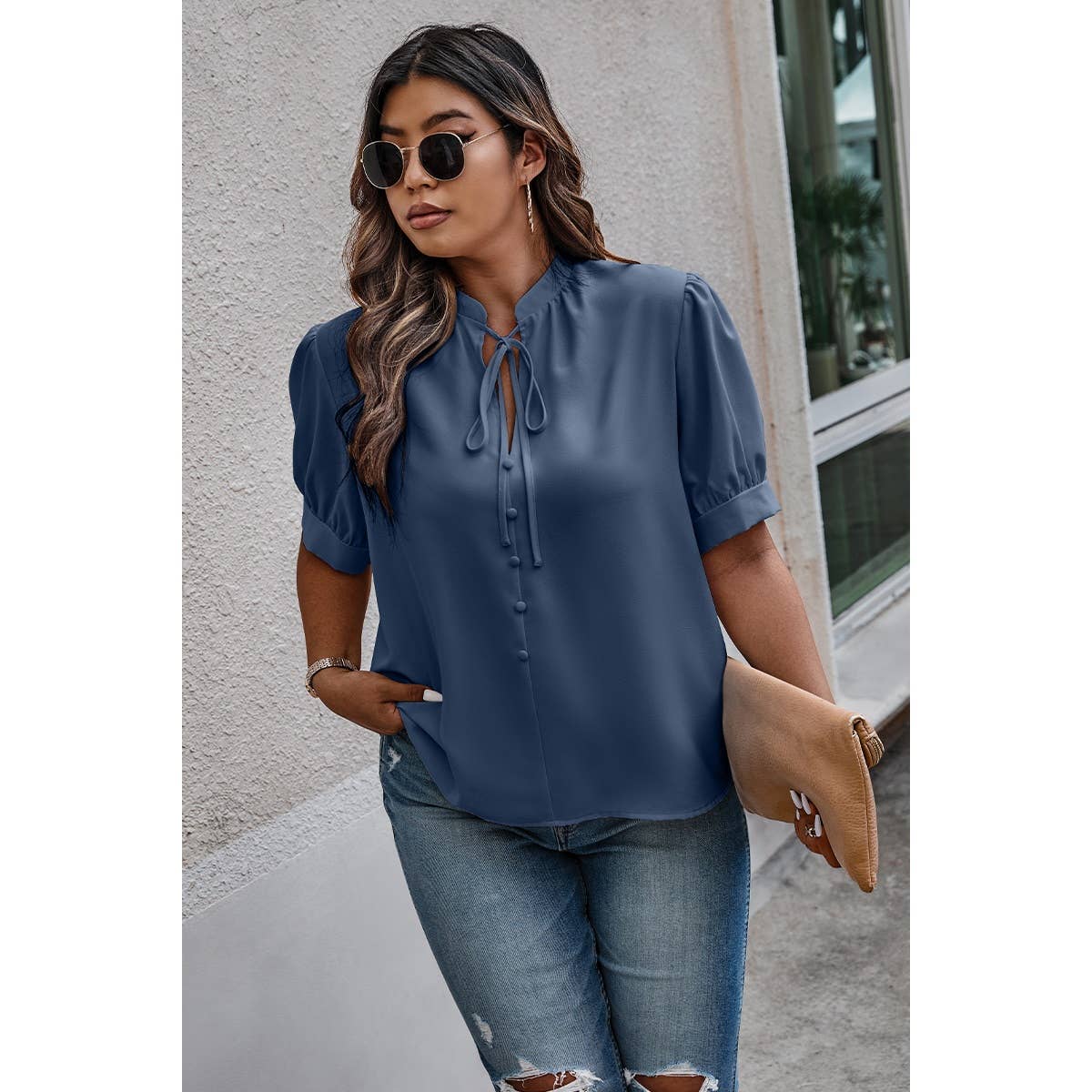 Tracy Button Top
