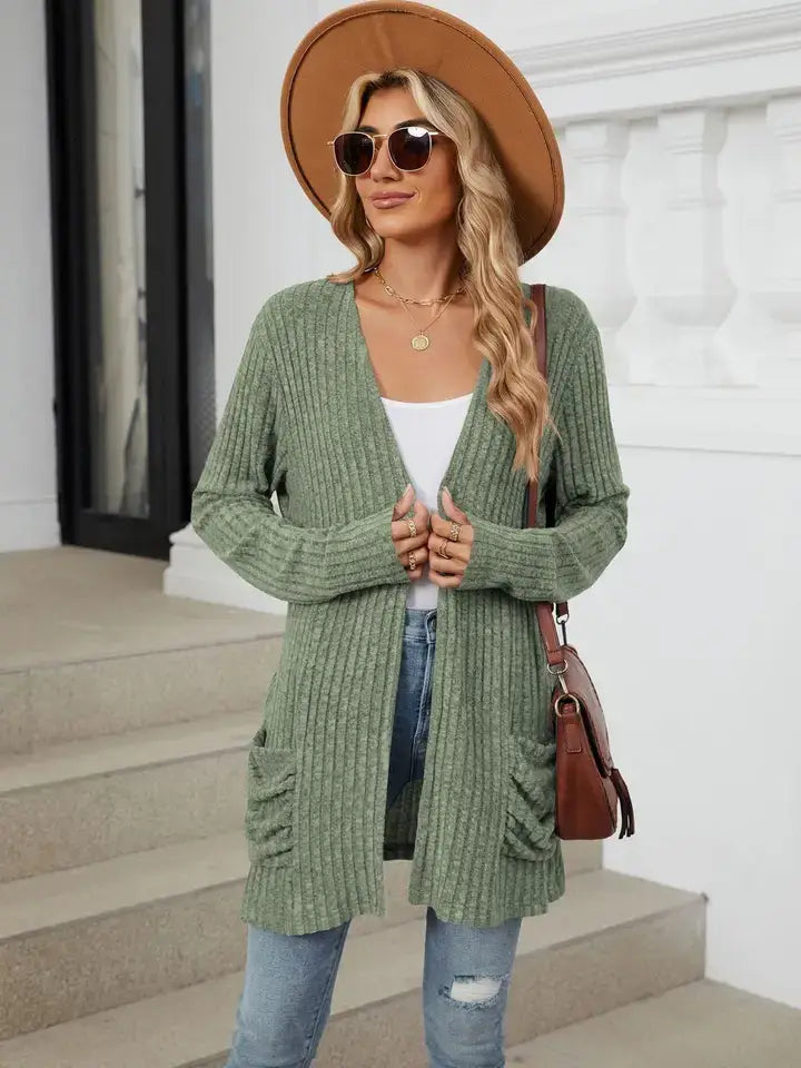 Megan Open Front Cardigan