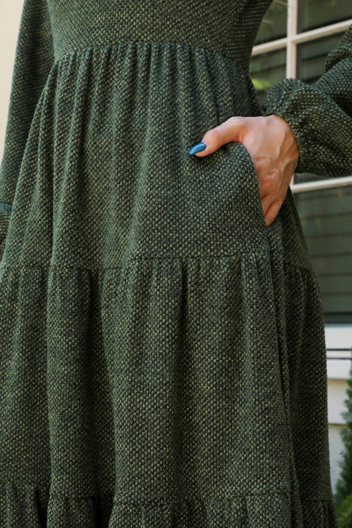 Susan Knit Tiered Dress