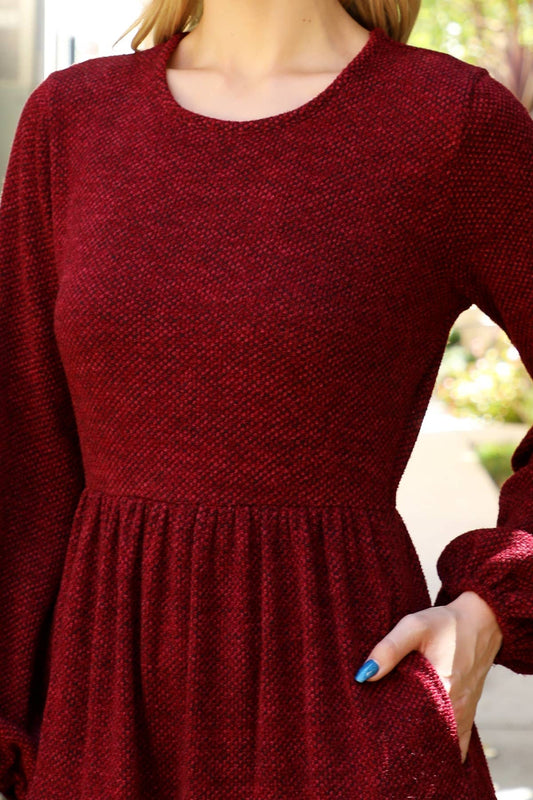 Susan Knit Tiered Dress