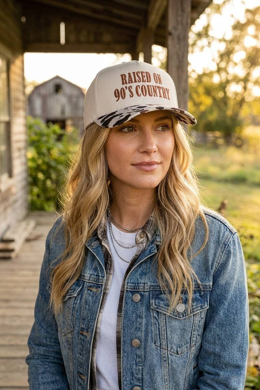 Raised On 90's Country Two Tone Snapback Hat