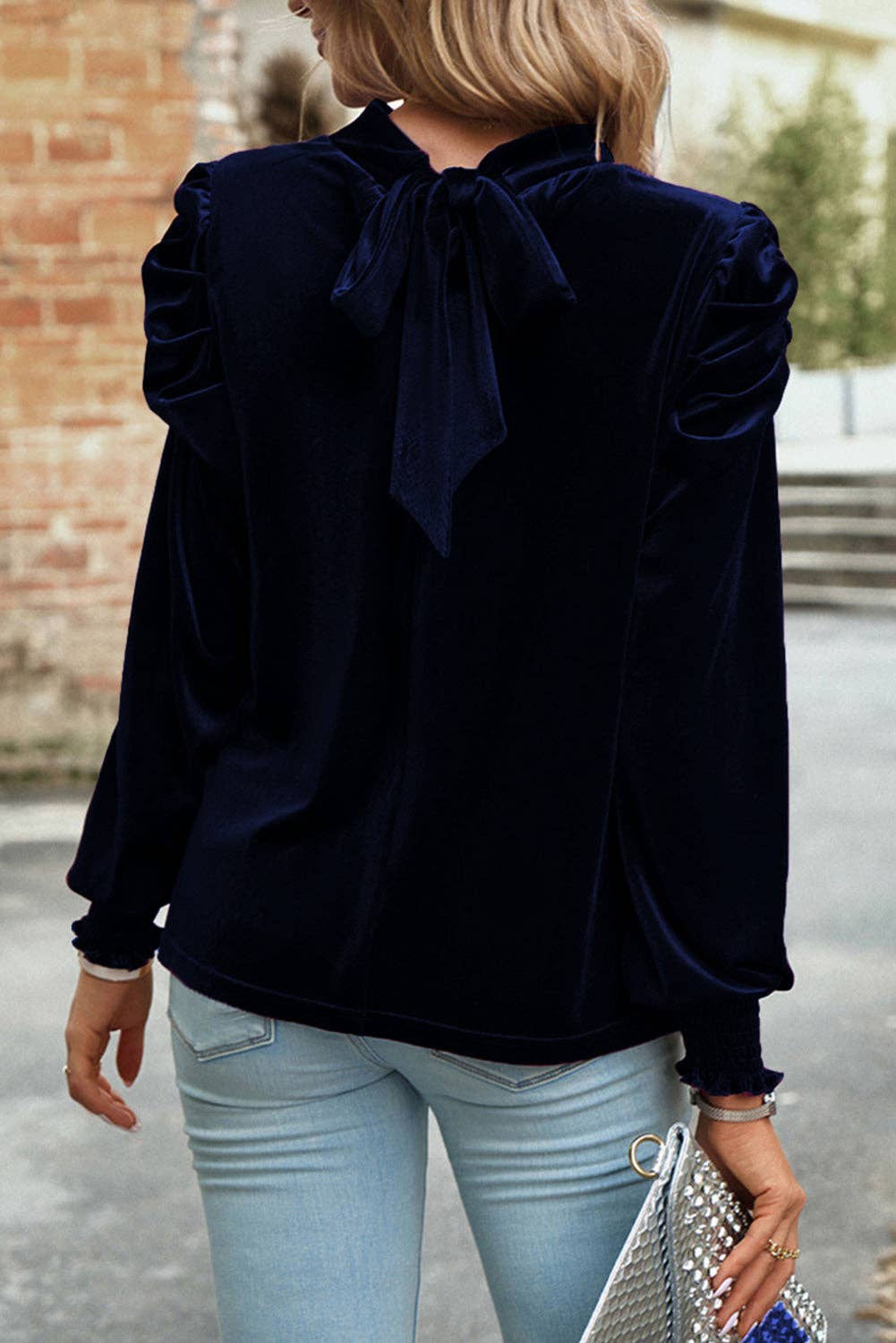 Christi Velvet Blouse