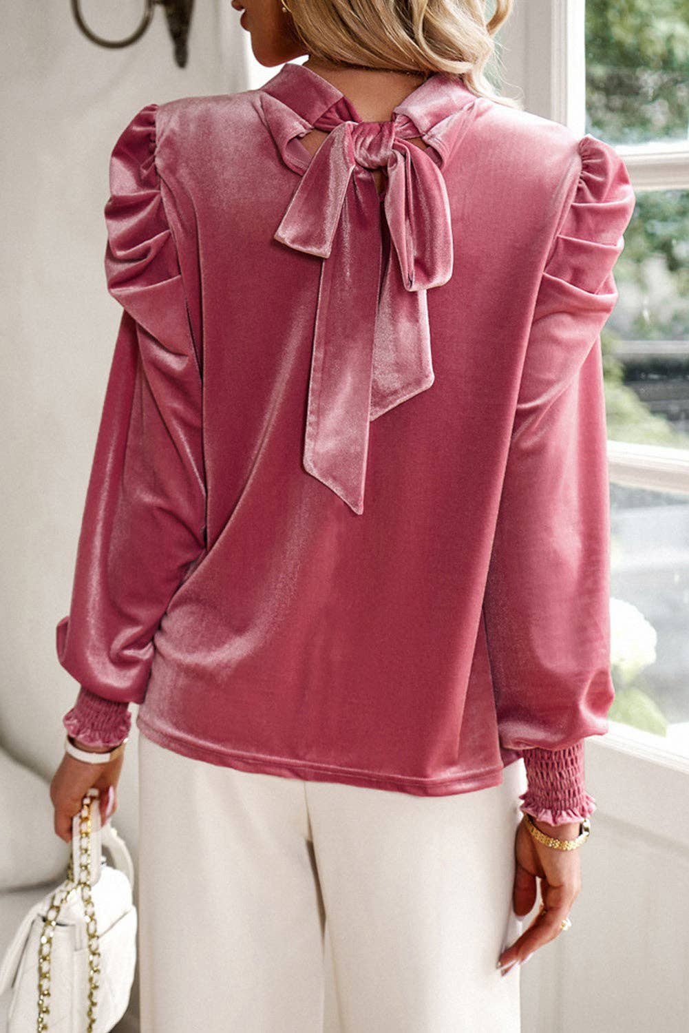 Christi Velvet Blouse