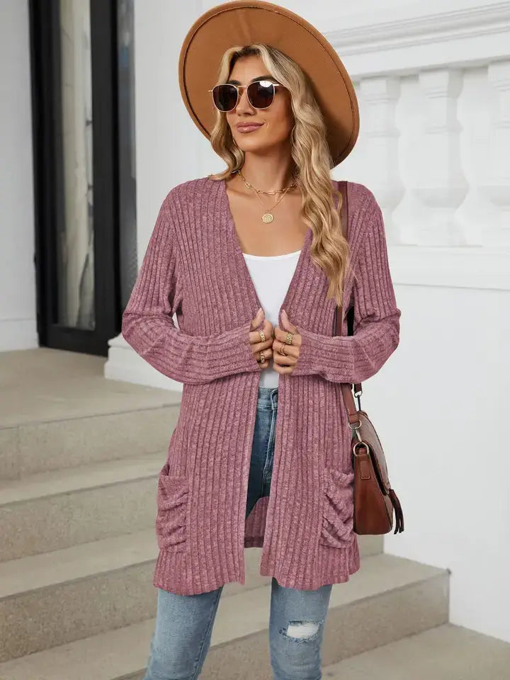 Megan Open Front Cardigan