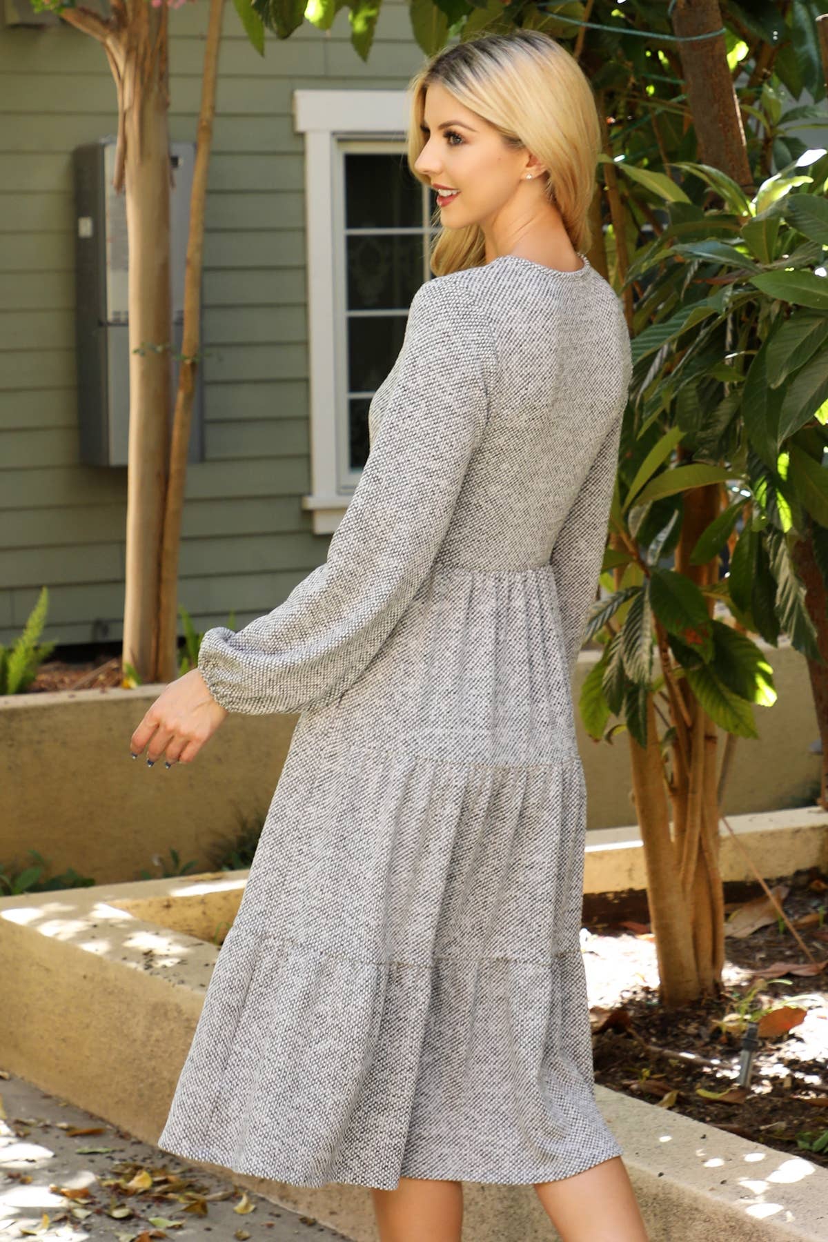 Susan Knit Tiered Dress