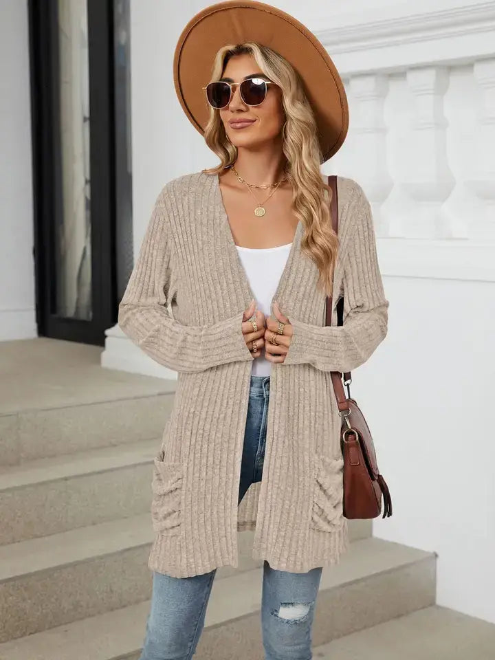 Megan Open Front Cardigan