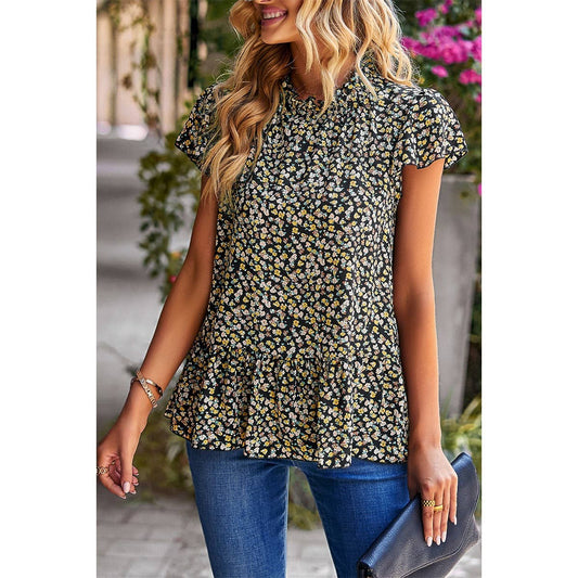 Jean Ruffle Shirt