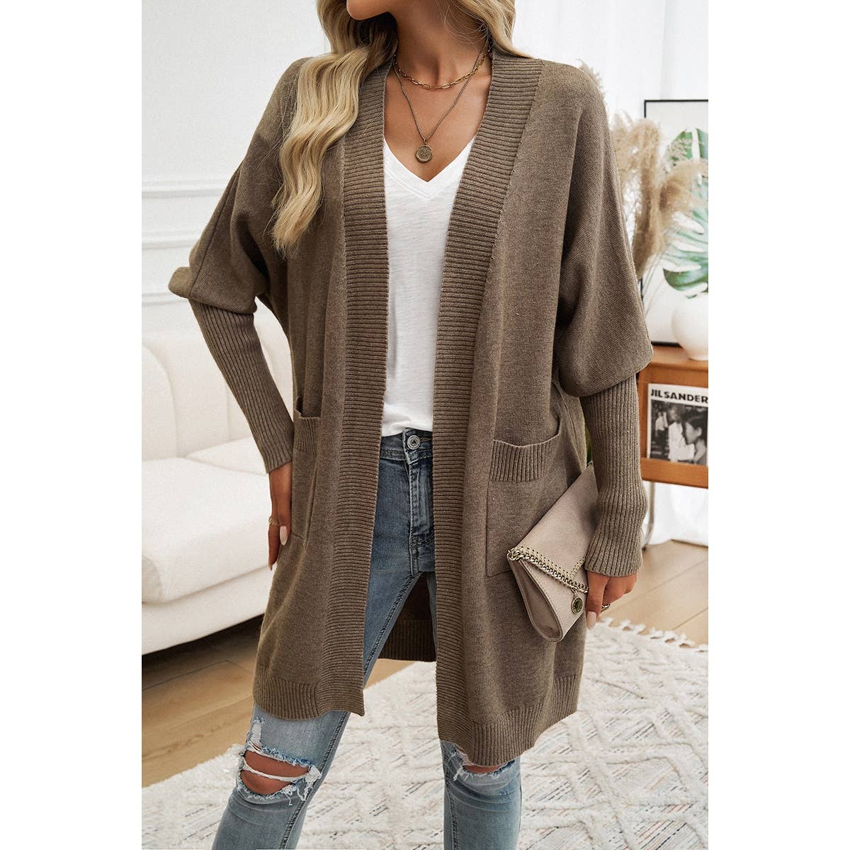 Hannah Bishop Sleeves Pockets Cardigan