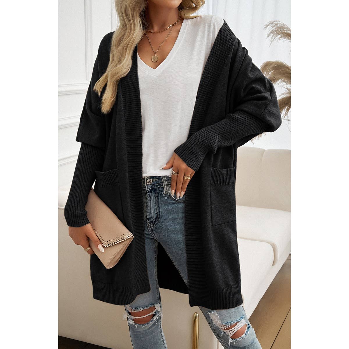 Hannah Bishop Sleeves Pockets Cardigan