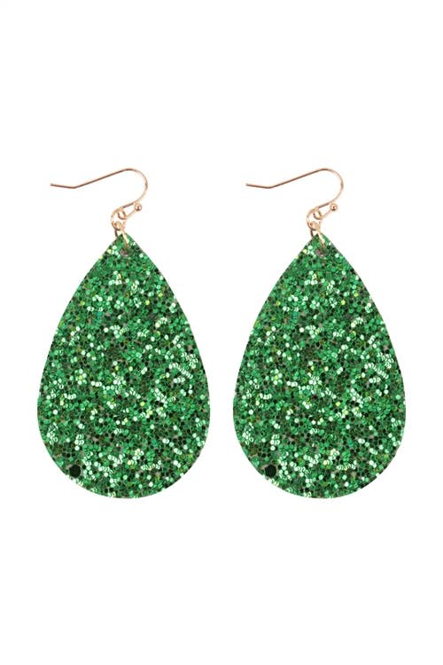 Sequin Teardrop Earrings