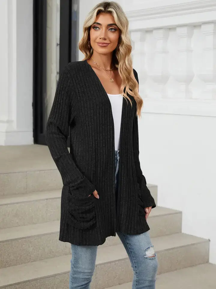 Megan Open Front Cardigan