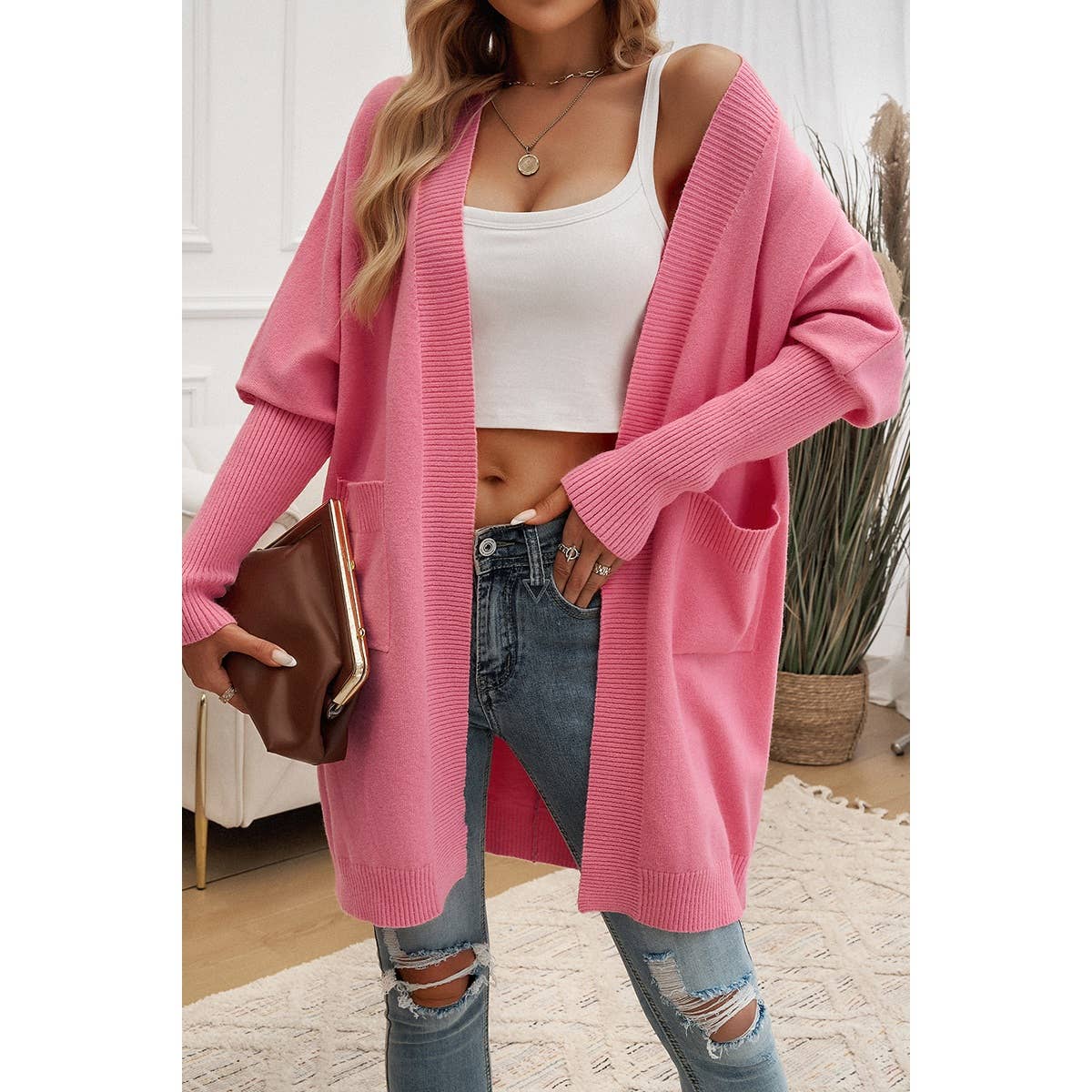 Hannah Bishop Sleeves Pockets Cardigan