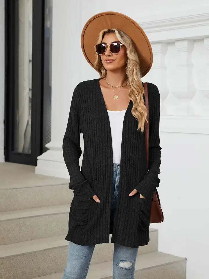 Megan Open Front Cardigan