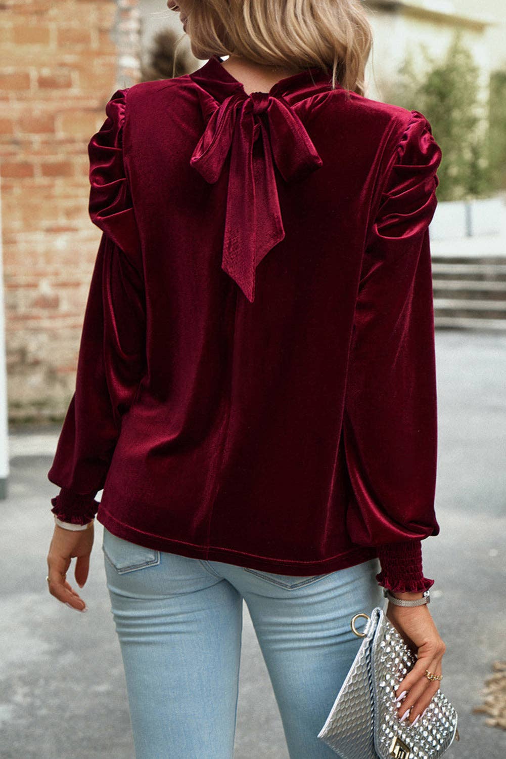 Christi Velvet Blouse
