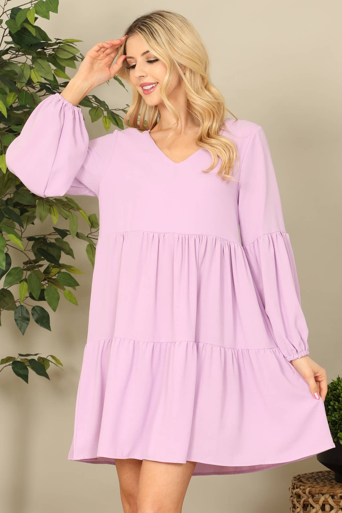 Brandy Babydoll Tiered Dress